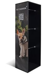 Рекламная стойка для одежды животных