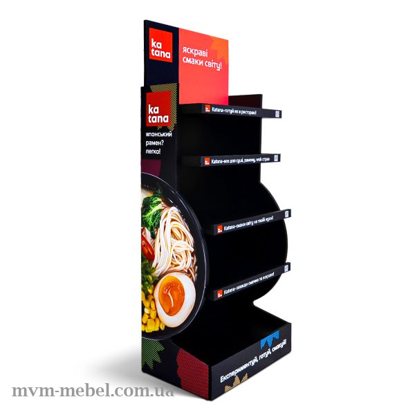 Рекламная стойка для ингредиентов для суши