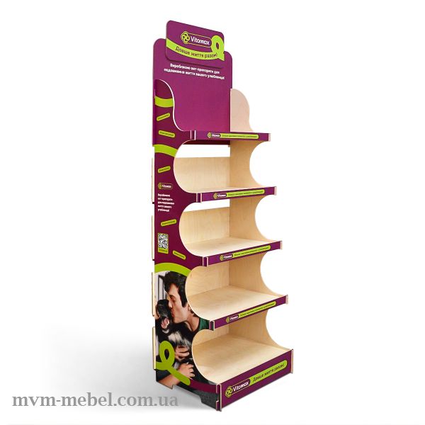 Рекламная стойка для зоотоваров