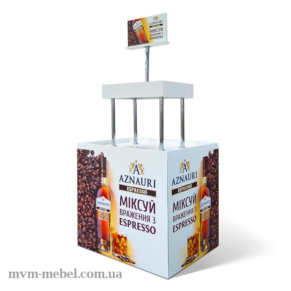 Рекламная стойка для коньяка