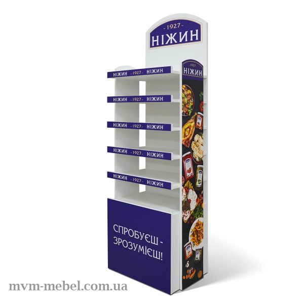 Рекламная стойка для консерв. продукции