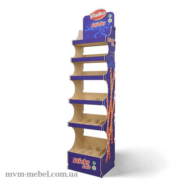 Рекламная стойка для соломки