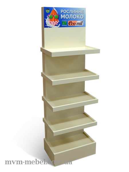 Рекламная стойка для миндального молока