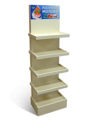 Рекламная стойка для миндального молока